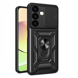 Mobilskal till Xiaomi Poco C65/Redmi 13C Hybrid Armor Camshield - Svart