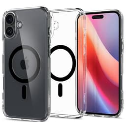 Spigen Mobilskal till iPhone 16 Plus MagSafe Ultra Hybrid - Svart
