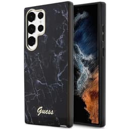 Guess Mobilskal till Galaxy S23 Ultra Marble - Svart