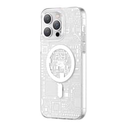 Kingxbar iPhone 14 Pro Max Skal Magsafe PQY Geek - Silver