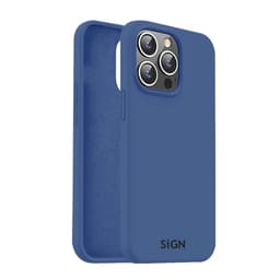 SiGN Mobilskal till iPhone 15 Pro Liquid Silikon - Blå