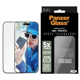 PanzerGlass iPhone 16 Pro Plastfilm Skærmbeskytter Keramisk Ultra-bred pasform