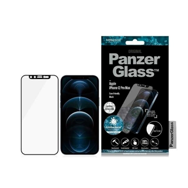 PanzerGlass iPhone 12 Pro Max Härdat Glas Skärmskydd Microfracture