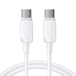 SiGN USB-C till USB-C Kabel 1.2m 100W - Vit