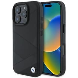 BMW iPhone 16 Pro Mobilskal Crossing Lines - Svart