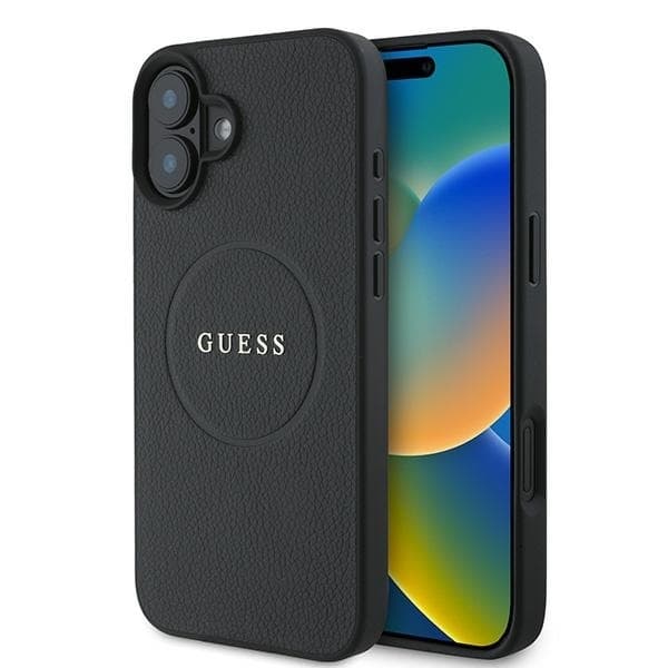 Guess Mobilskal till iPhone 16 Plus Magsafe Grained Ring