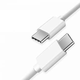 SiGN USB-C till USB-C Kabel 60W 2m - Vit