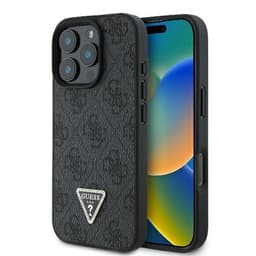 Guess Mobilskal till iPhone 16 Pro 4G Triangle Strass - Svart