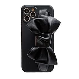 Bowknot Läderrem TPU Skal iPhone 13 - Svart