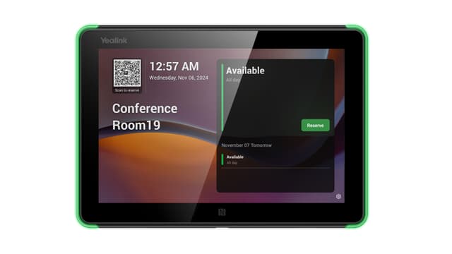 Yealink RoomPanel E2 8" Room Scheduling Panel