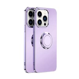 Mobilskal till iPhone 14 Pro Ringhållare Electroplating Kickstand - Lila