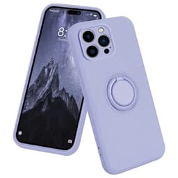 Mobilskal till iPhone 16 Pro Max Silikon Ring - Violett
