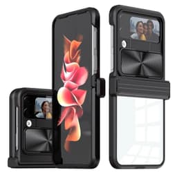 Mobilskal till Galaxy Z Flip 4 360 Kamera Slider - Svart