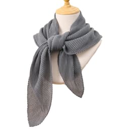 Elegant gråt tørklæde - blødt, åndbart og alsidigt Grå