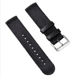 Flettet nylonreim for Huawei Watch GT4 Sort 22 mm