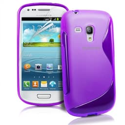 Etui FlexiCase Cover til Samsung Galaxy S3 Mini i8190 - (Lilla)