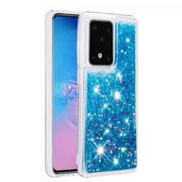 Glitter Skal till Samsung Galaxy S20 Plus - Blå