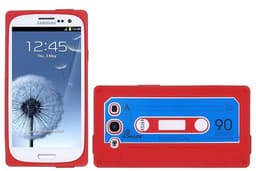 Cassette silikon skal till Samsung Galaxy S3 i9300 (Röd)