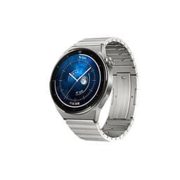 Titaaninen kellon ranneke, universaali 22 mm yhteensopivuus Hopea