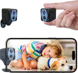 5GHz WiFi Mini-Kamera, 4K Trådløs Innendørs Overvåkningskamera