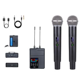 Trådlöst mikrofonsystem med dubbelkanalsmottagare