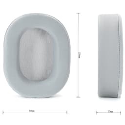 2 stk. Grå Isfølelse Erstatningsøreputer kompatible med CORSAIR HS55 HS55 PRO HS65