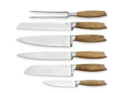 HOLM Knife set 6 parts Acacia