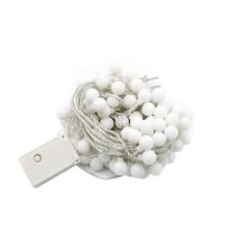 1,8 cm Globe Lyskæde, 5M 50 LED Batteridrevet Fe Lys - Ren Hvid