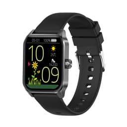 Smartklokke med Bluetooth og helseovervåking Sort
