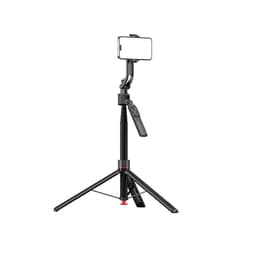 1.73m Aluminiumlegering AI Sporing Selfie Stativ med Doble Lys & Anti-Rist Håndtak