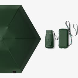 Sun&Rain Paraply, 5-fold Pocket Paraply Grønn