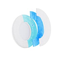 Erstatningsøreputer kompatible med BOSE QC45/QC45ii/QC45SC/QC35/QC35ii hodetelefoner (par) Hvit