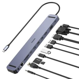 Choetech Docking Station HUB USB-C - Grå