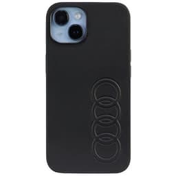 Audi Mobilskal till iPhone 14 Synthetic Läder - Svart