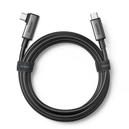 Ugreen Angled USB USB-C till USB-C kabel 60W 5m - Svart