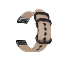 Kangas pikalukitteinen ranneke Garmin Fenix 7, 6, 5 -sarjaan Khaki