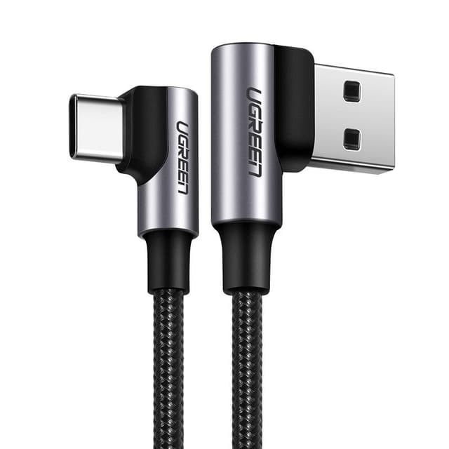 Ugreen USB-C till USB-A kabel vinklad snabbladdning QC 3.0 2m