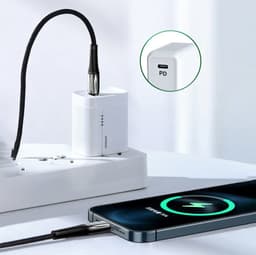 Joyroom USB-C till Lightning kabel 20W 2.4A 1.2m - Röd