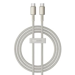 Baseus USB-C till USB-C kabel 100W 2m Tungsten Gold - Guld