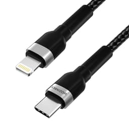 Wozinsky USB-C till Lightning kabel PD 30W 1m - Svart
