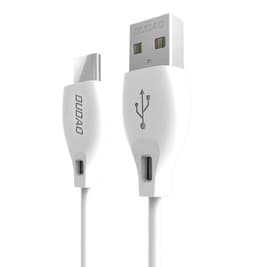 Dudao USB-C till USB-A kabel 1m - Vit