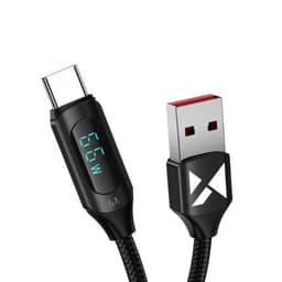 Wozinsky USB-C till USB-A kabel 2m - Svart