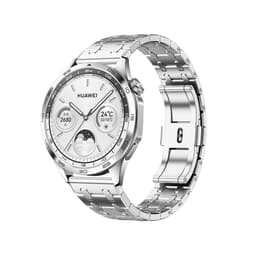 20mm Rostfritt Stål Klockarmband - För Huawei GT5, Samsung m.fl. Silve