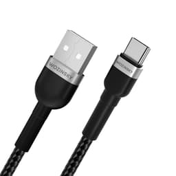 Wozinsky USB-C till USB-A kabel 2.4A 1m - Svart