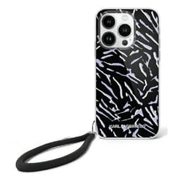 Karl Lagerfeld Telefontaske til iPhone 16 Pro Max Zebra med ledning - Lilla