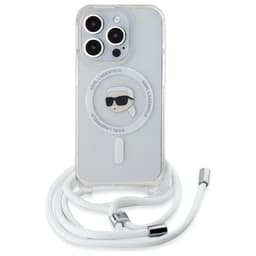 Karl Lagerfeld Telefontaske til iPhone 16 Pro Max MagSafe Crossbody IML Karl Head