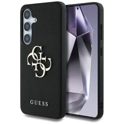 Guess Mobilskal till Galaxy S25 Plus Grained Big 4G Logo Small Classic - Svart