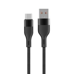 Maxlife USB-C till USB-A kabel 1m 3A MXUC-07 - Svart