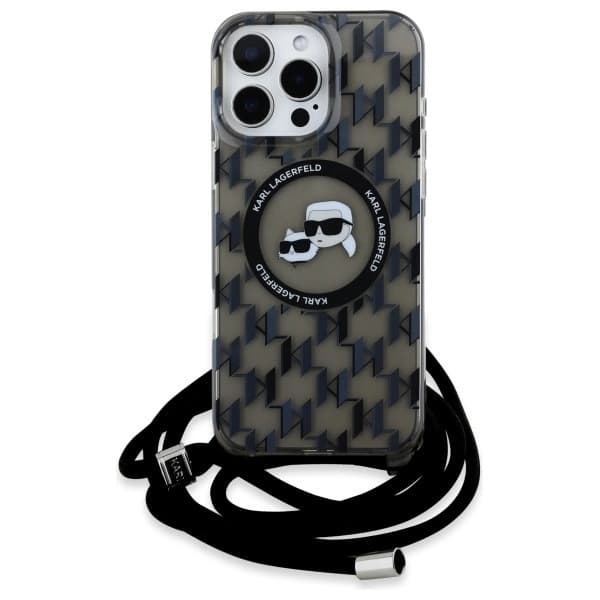 Karl Lagerfeld Mobilskal till iPhone 16 Pro Max MagSafe Crossbody Karl Choupette