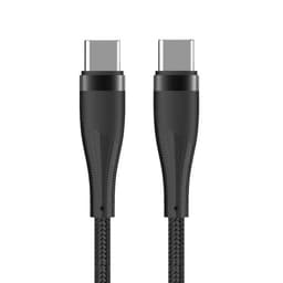 Maxlife USB-C till USB-C kabel 1m 60W MXUC-08 - Svart
